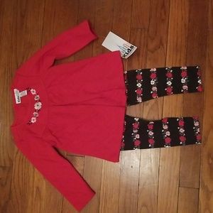 24 months long sleeve shirt with matching pants